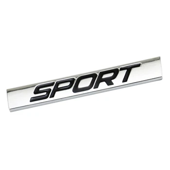 Naujas 3D Cinko Lydinys Lipdukas Logotipas Ženklelis Decal Naujas Lavida Sporto Logotipas Kvadratinių Baras, Automobilių Stilius Auto Refitting