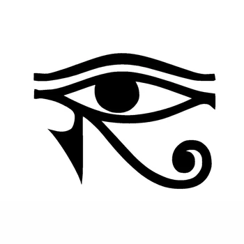 13cm x 10cm AKIŲ RA HORO Egipto Dievas Vinilo Lipdukas Lipdukas Lango Sienos Bamperis Pagonių Simbolis, Automobilių Lipdukai