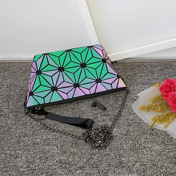 Seasonblack naujas geometriniai šviesos kosmetikos krepšys kreivai span maišą mados moterų maišas lauko laisvalaikio krepšys
